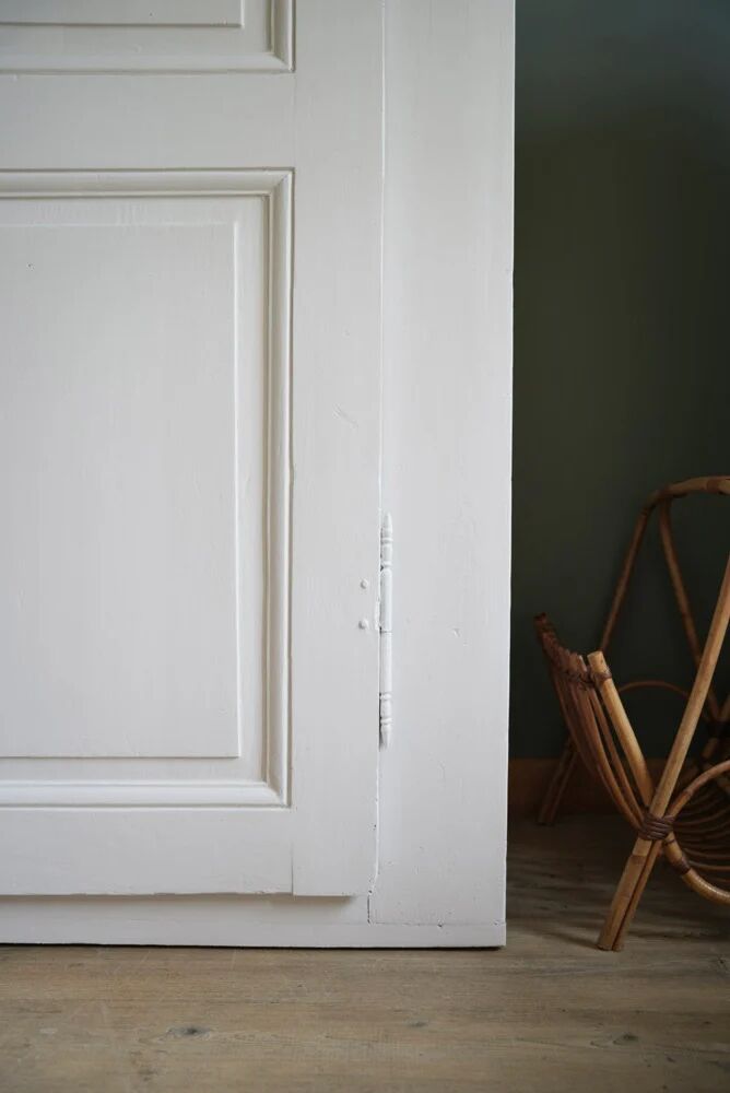 Large ivory cupboard