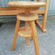 Etabli meuble industriel atelier de artiste Claude Lagouche  avec tabouret