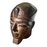 Egyptian sculpture, head / bust of pharaoh