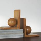 Mid-Century Modern Wooden Bookends, 1960s, Set of 2