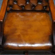 Chesterfield Director's Chair in Brown Cigar Leather