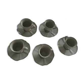 Lot of 5 coffee cups