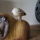 Ceramic Lion and Bird Lisa Larson/ Gustavsberg