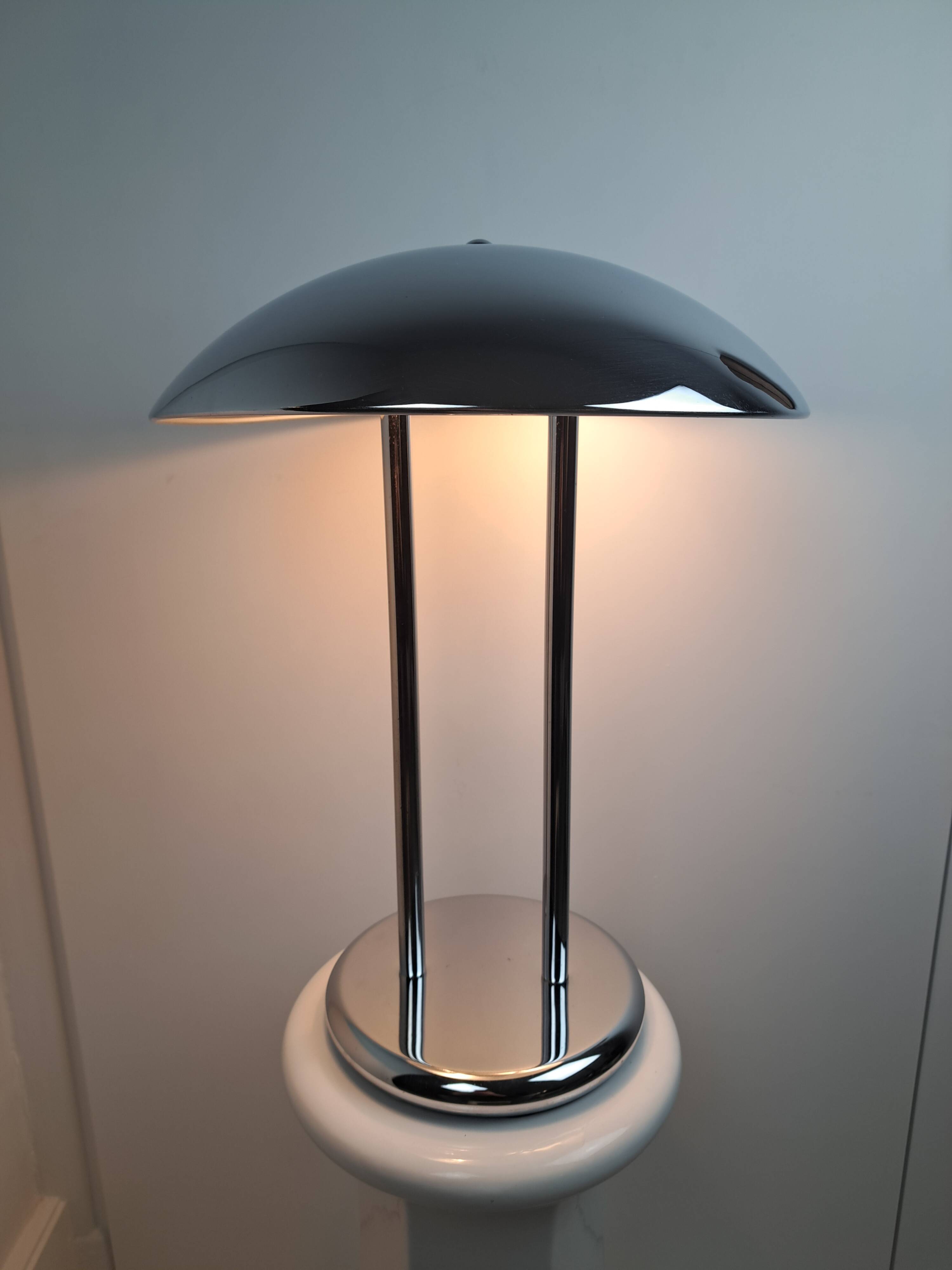 Vintage chrome lamp Robert Sonneman for Ikea 80s