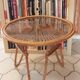 Rattan coffee table 50s