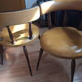 Fauteuil demi lune années 60