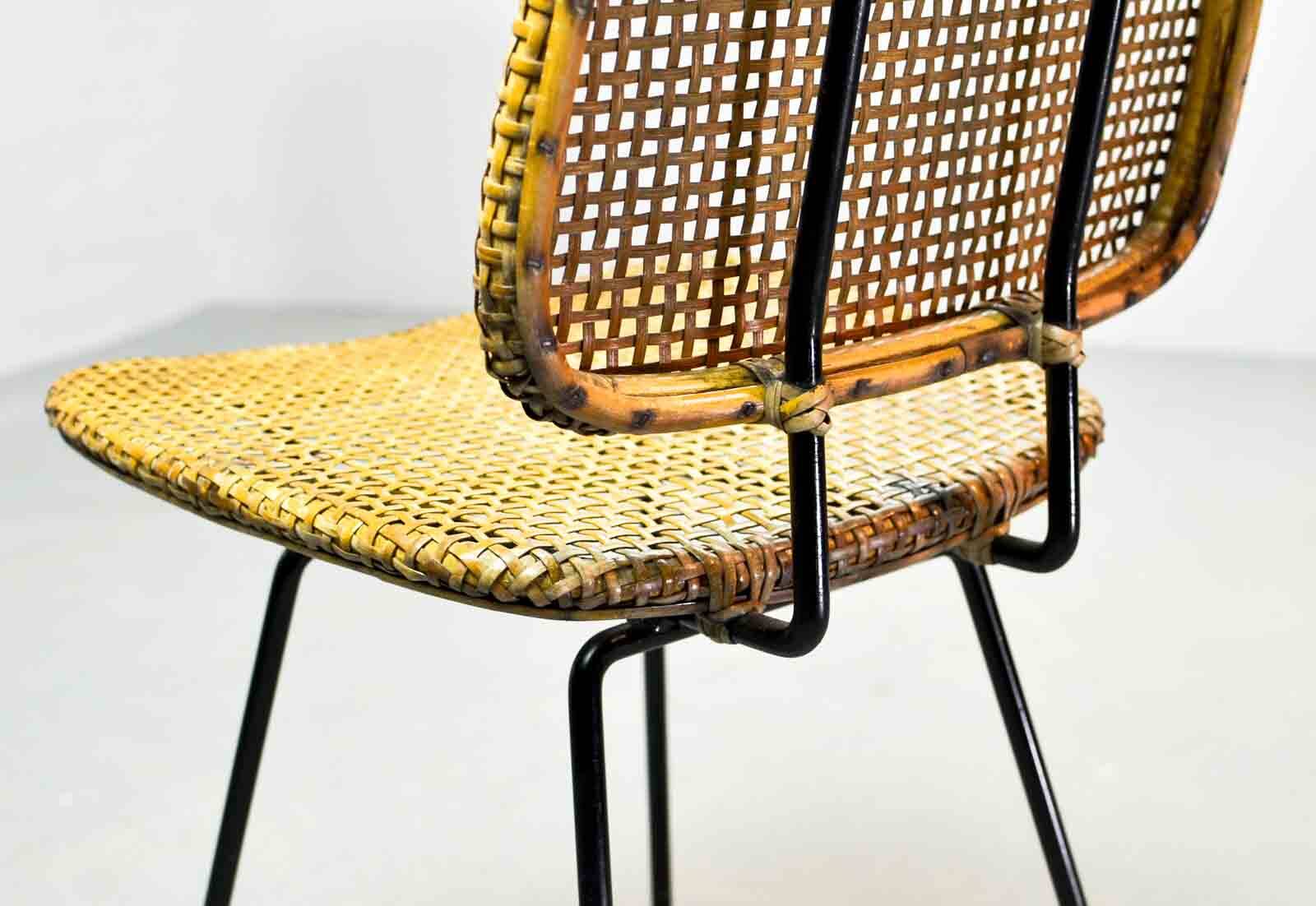 Cane Dutch Design Side Chairs