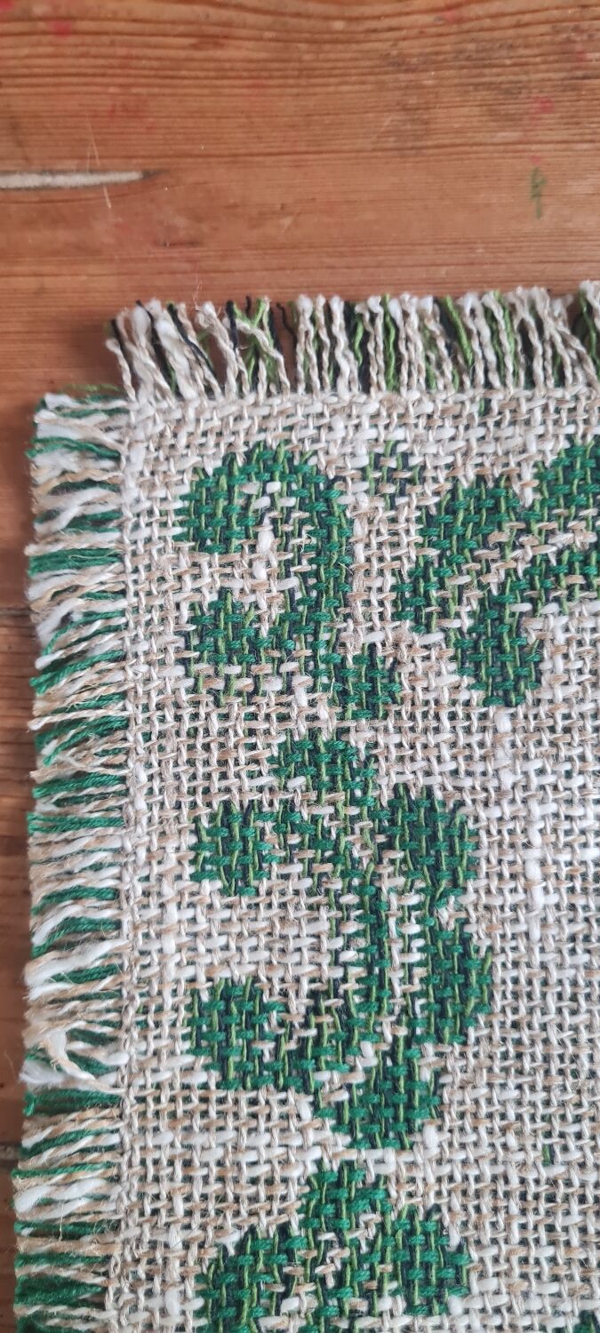 Vintage linen placemat