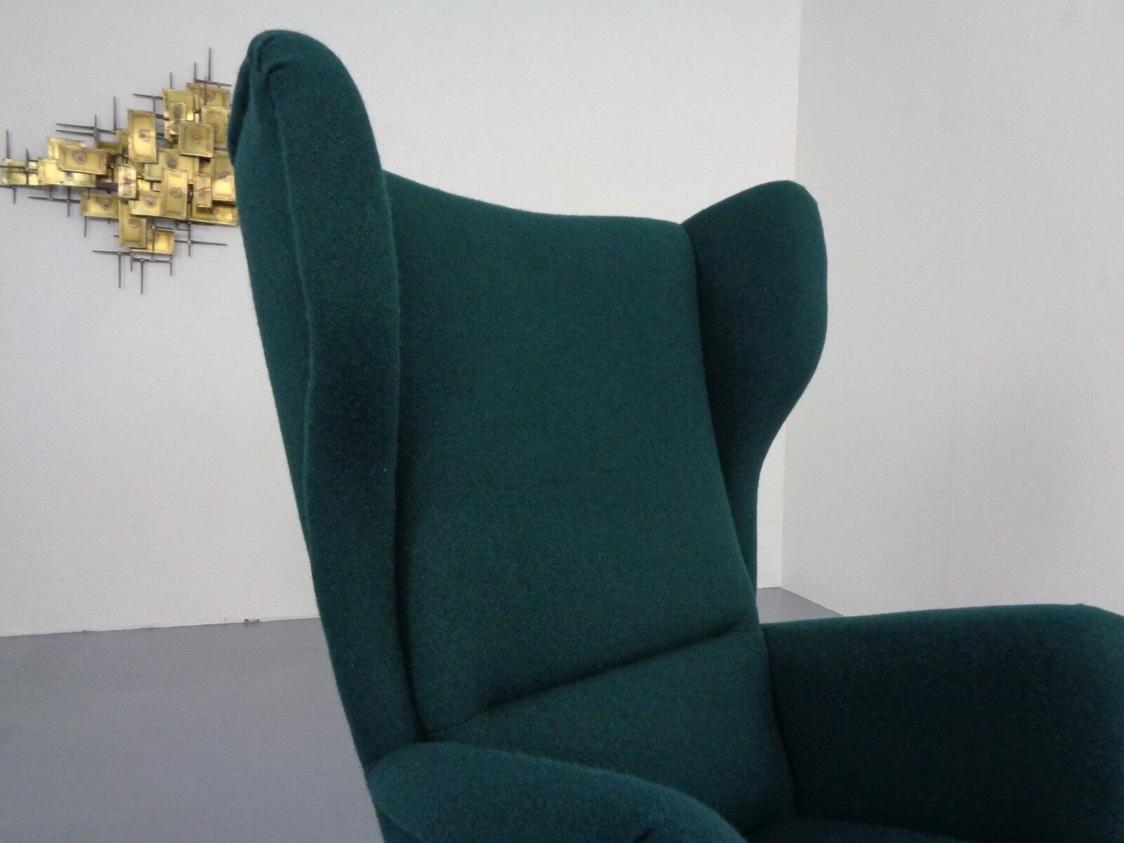 French Kvadrat Tonica Wingback Chair, 1950s