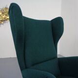 French Kvadrat Tonica Wingback Chair, 1950s