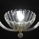 Amazing Art Decò Murano Glass Pendant Chandelier by Ercole Barovier, 1940s