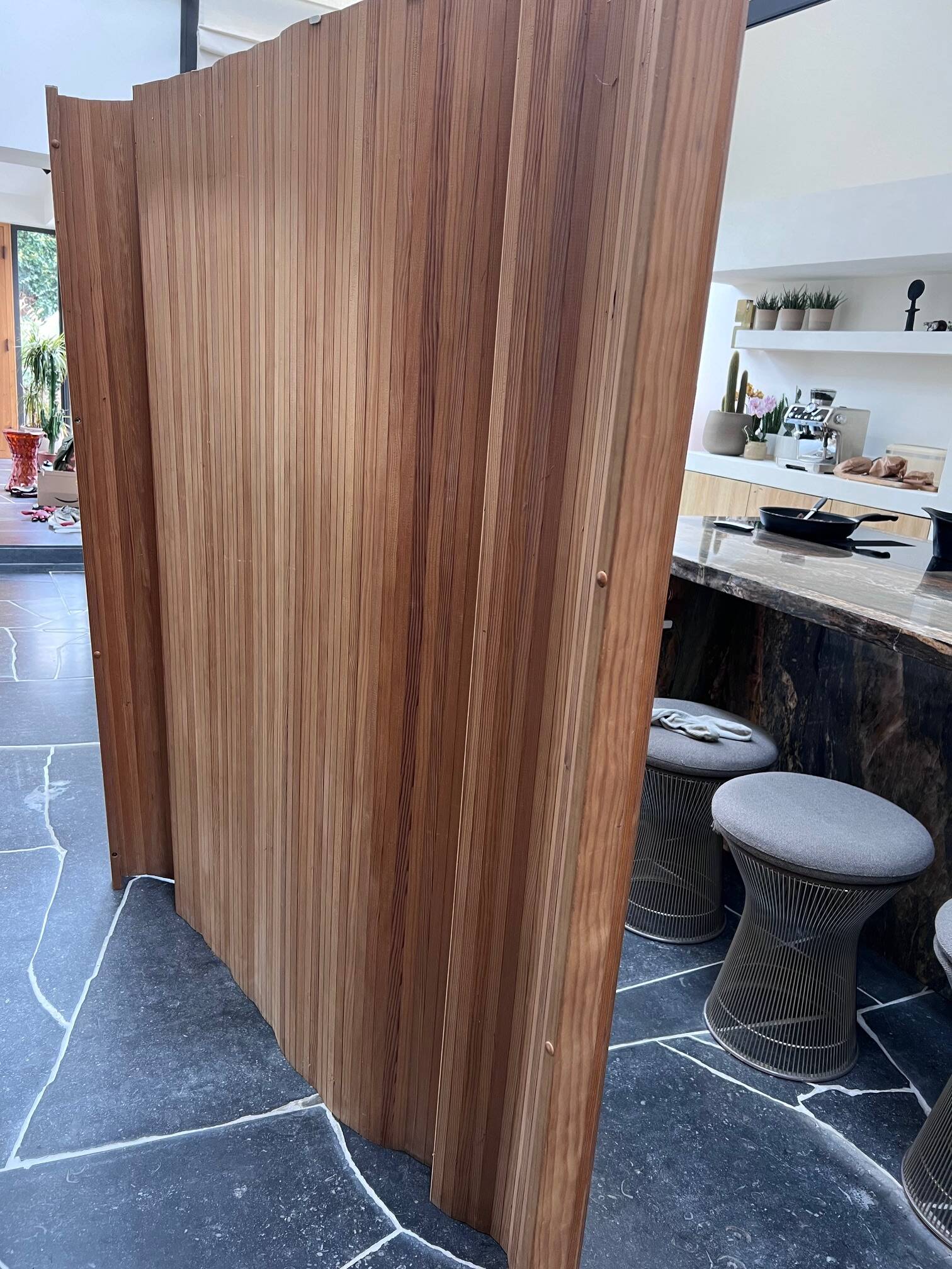 Art deco wooden screen - 1950s