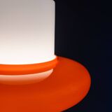 Vintage Czechoslovak Hanging Glass Lamp By Osvětlovací Sklo, 1970s