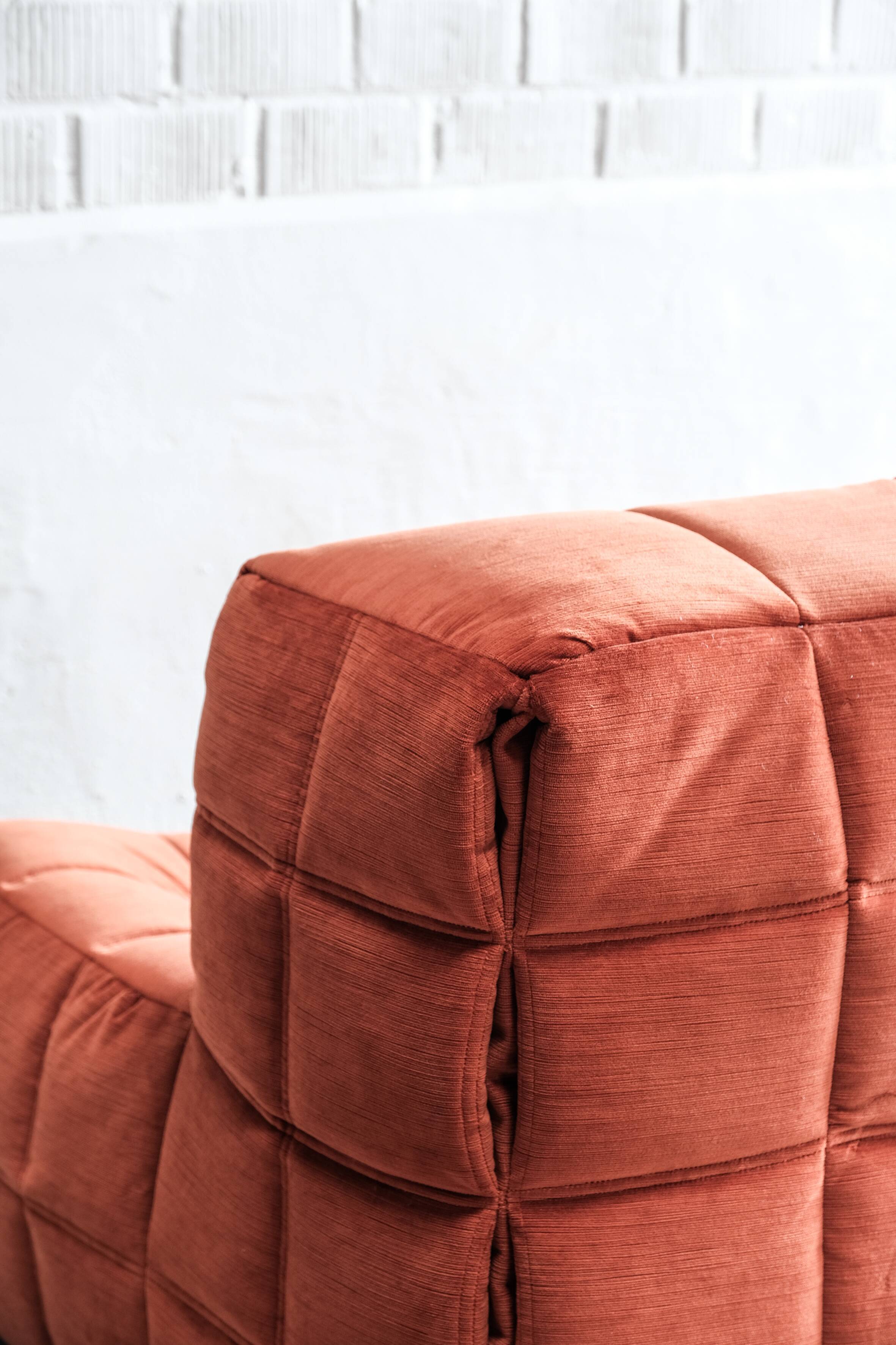 Kashima 2-seater, by Michel Ducaroy for Ligne Roset, 1980s