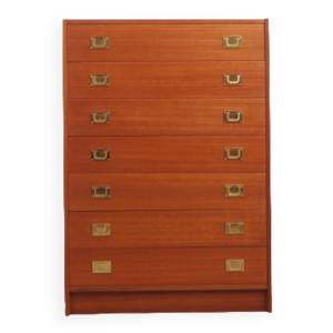 commode en teck, design