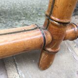 Bamboo imitation wooden mirror 56 x 43