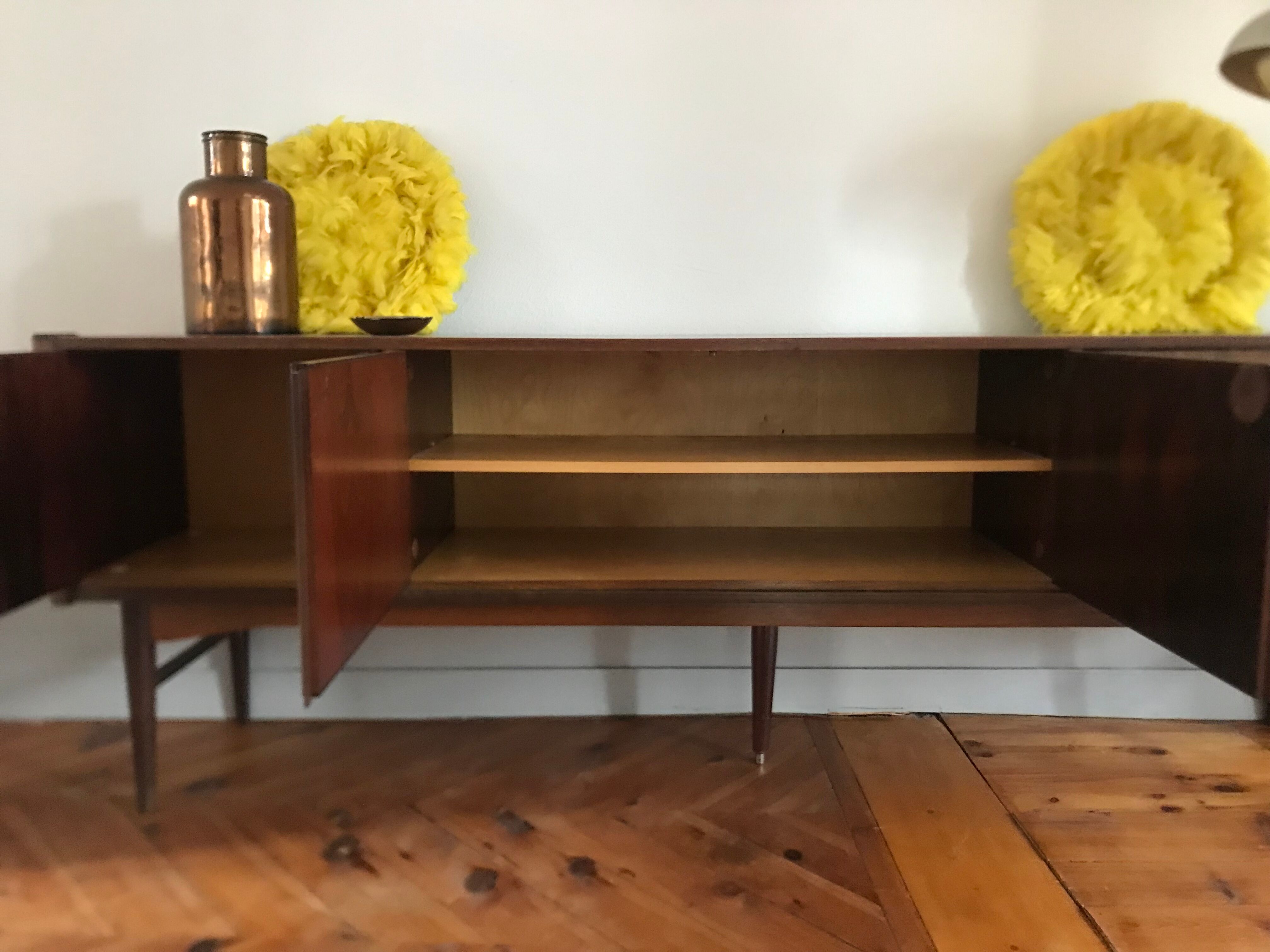Scandinavian vintage rosewood row