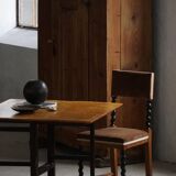 Antique Swedish table with a tilting top from the early 19th century in birch, 1800-1850s.