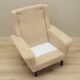 Fauteuil danois beige par Arne Vodder, années 1960
