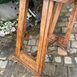 Vintage wooden bistro table