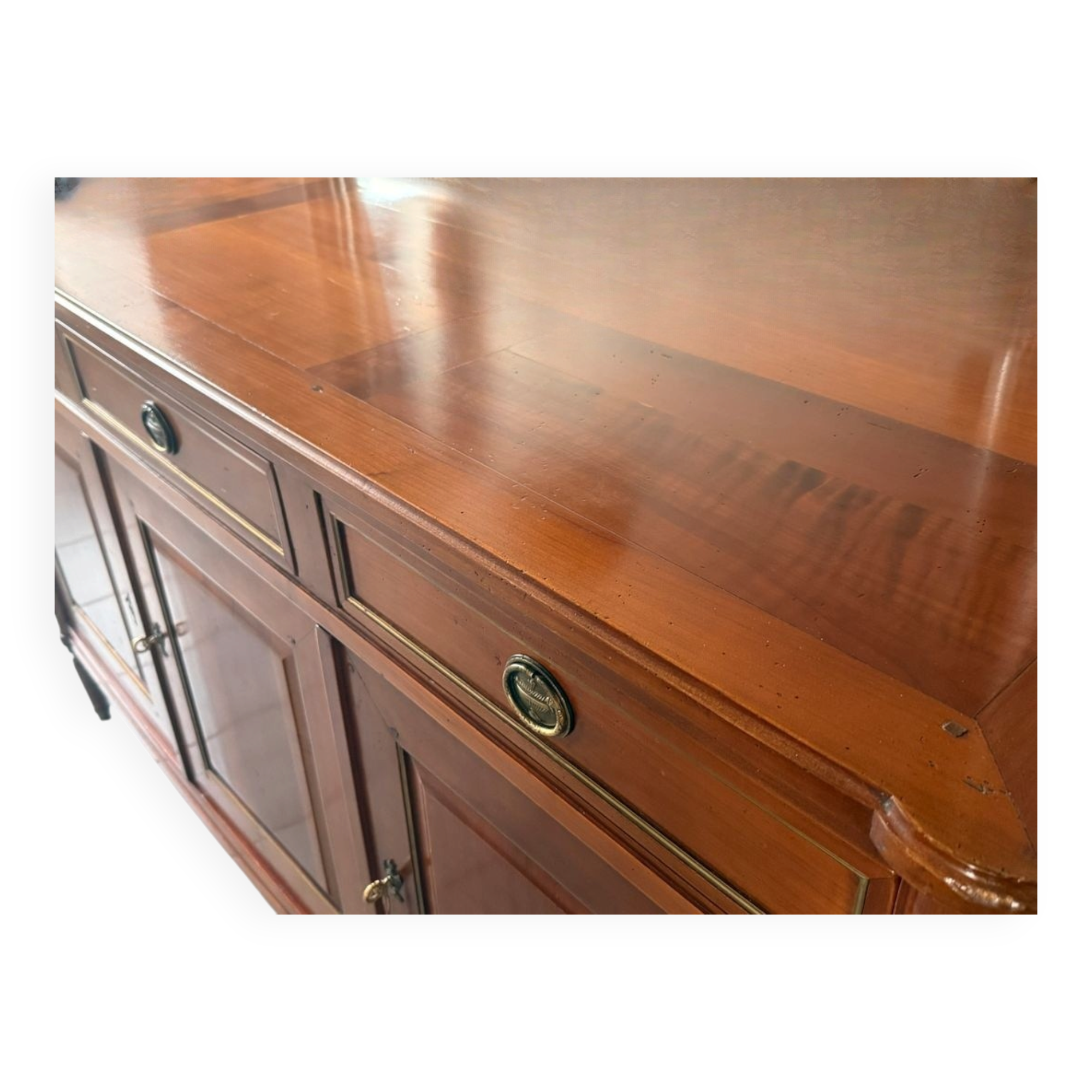 Louis XVI cherry wood sideboard