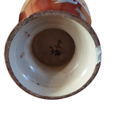 Pairs of satsuma baluster vases signed 19th Meiji period 1868-1912