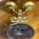 Chandelier, forme sirène, en bronze 