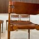 Montreal leather dining chairs by Frei Otto, Germany 1967, Set of 4
