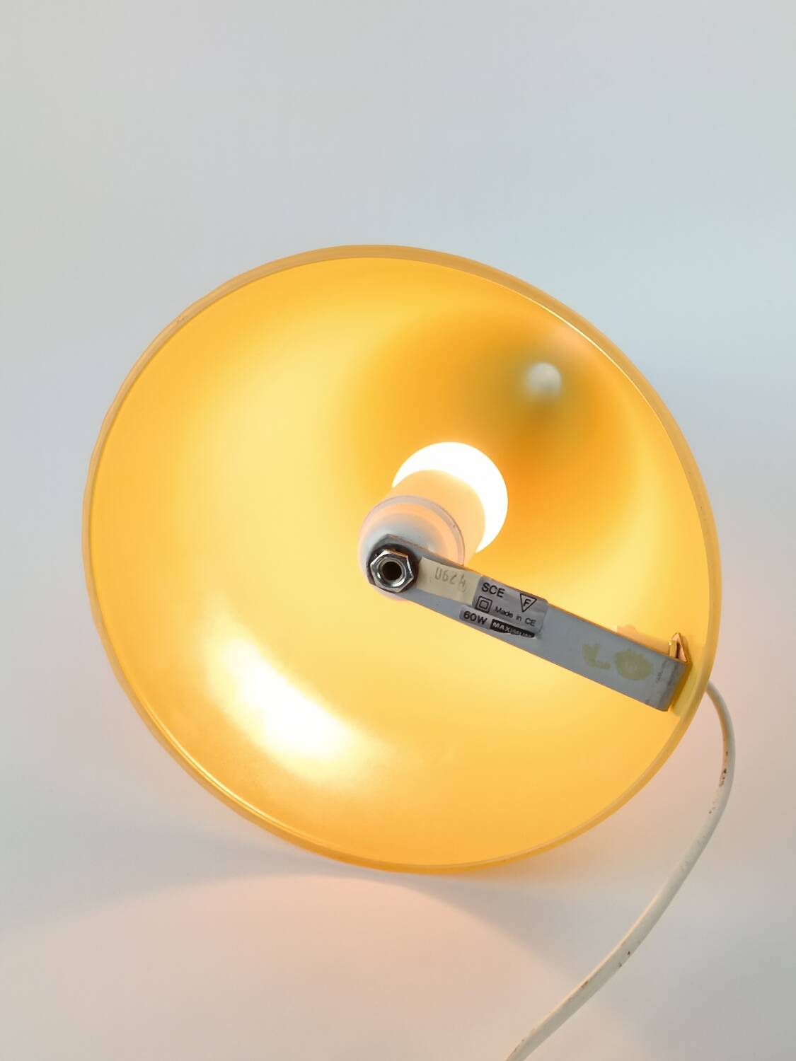Lampe conique en verre par SCE