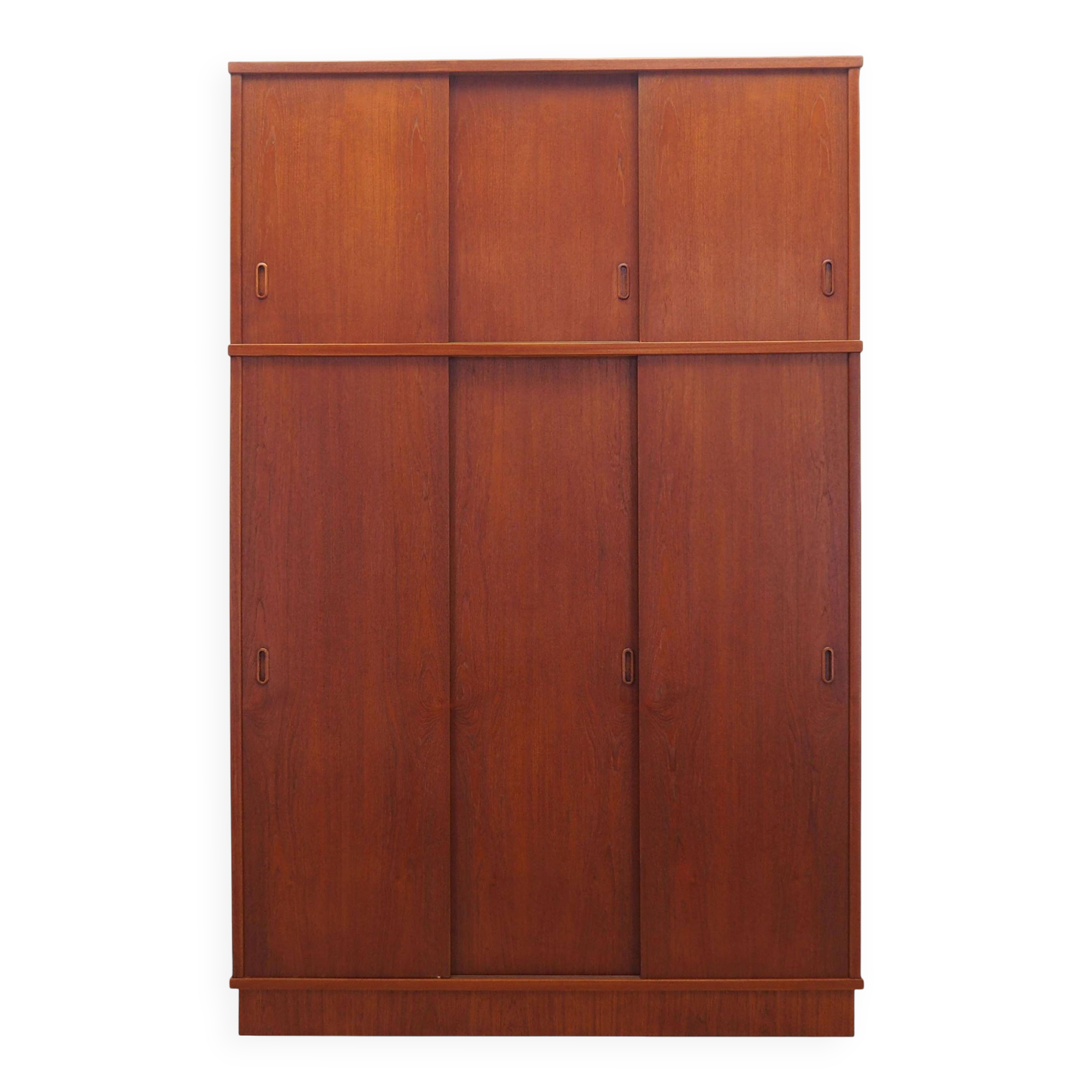 Teak wardrobe, Danish design, 1970s, produced in Denmark