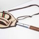 Blue Montana M505 racket with leather bag