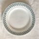 Set of 4 Terre de Fer Digoin-Sarreguemines flat plates, Ypres model