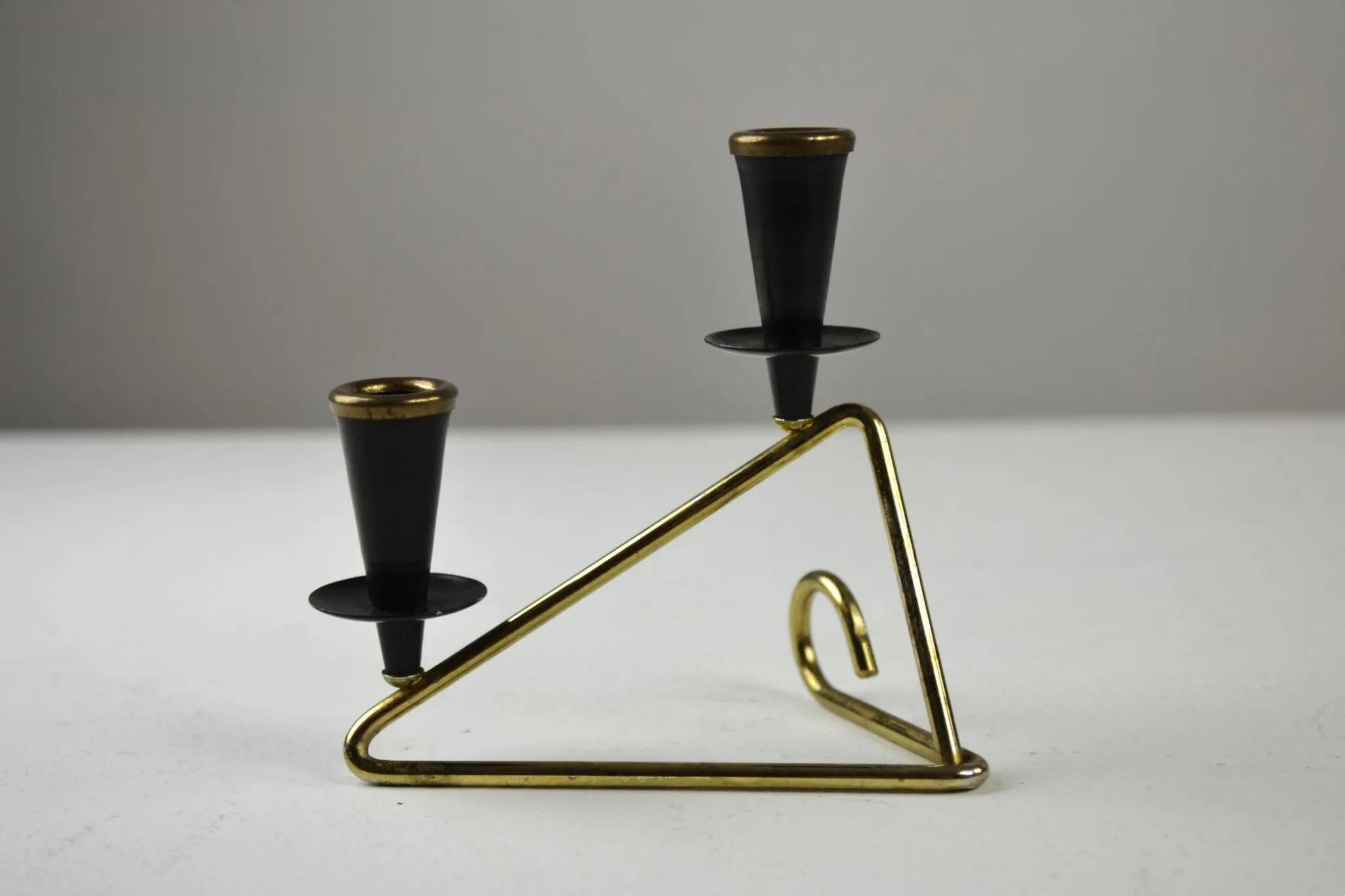 Group of 18 Small Candle Sticks by Gunnar Ander for Ystad-Metall, Sweden, 1950s/1960s