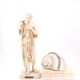 Classical female plaster sculpture by Diane de Gabis