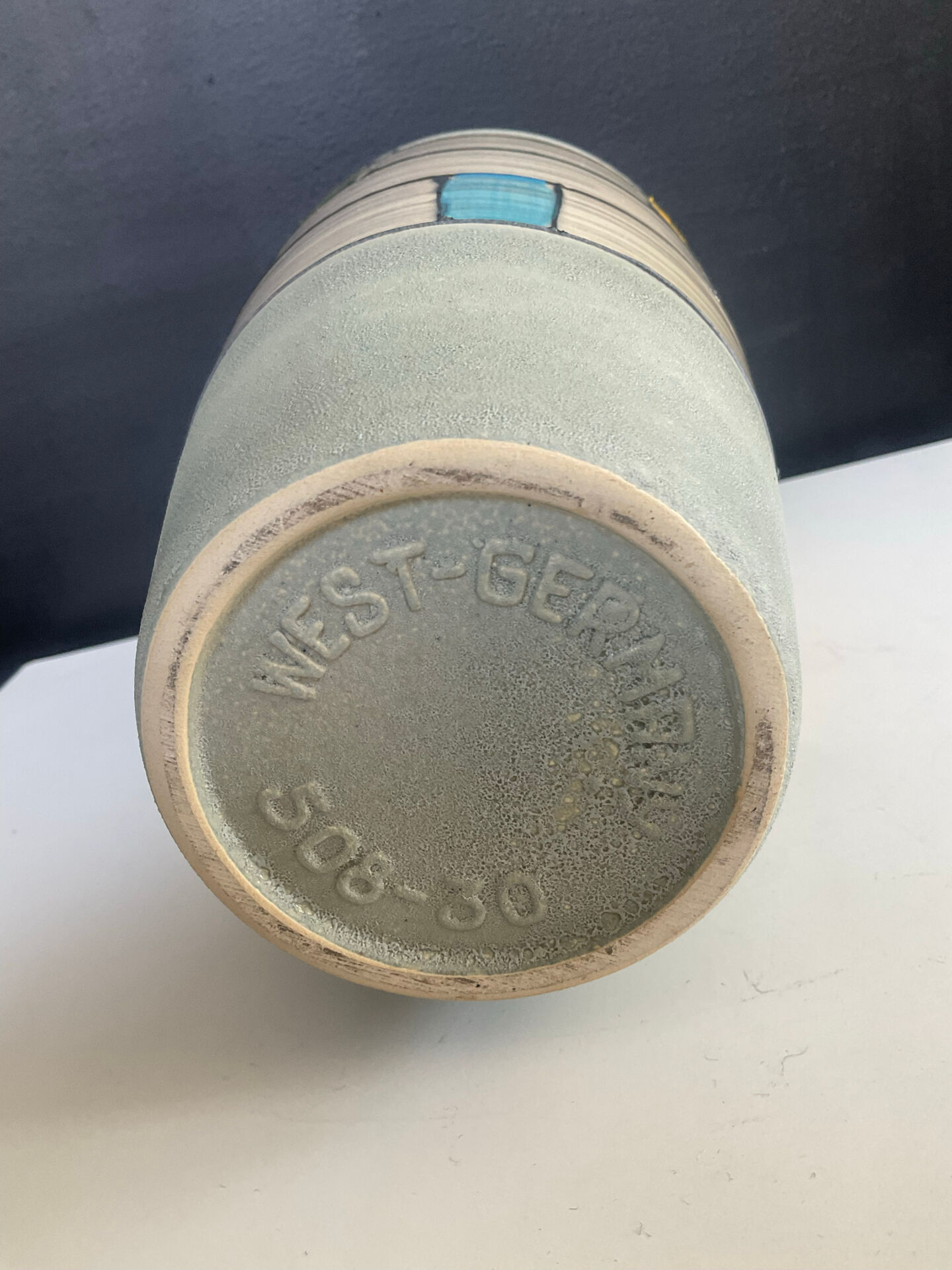 Ceramic vase from West Germany from the 60s-70s.
