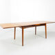 Table extensible en bois de rose de conception danoise, 1960