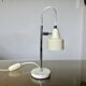 Small Italian lamp with a ball joint, chrome metal and lacquered metal, 60s 70s.