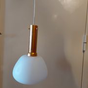 Suspension design opaline blanche