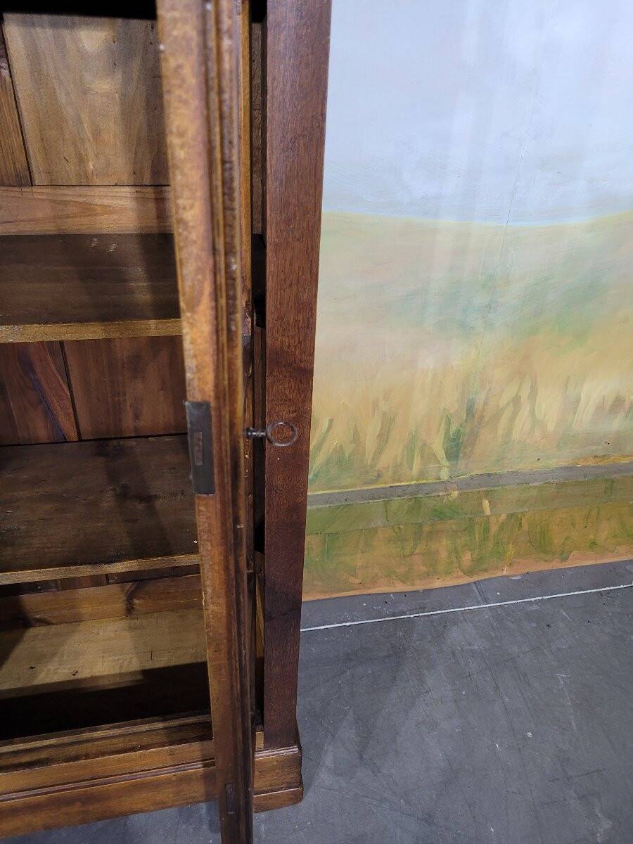 Small cherry and oak bookcase from the 19th century