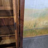 Small cherry and oak bookcase from the 19th century