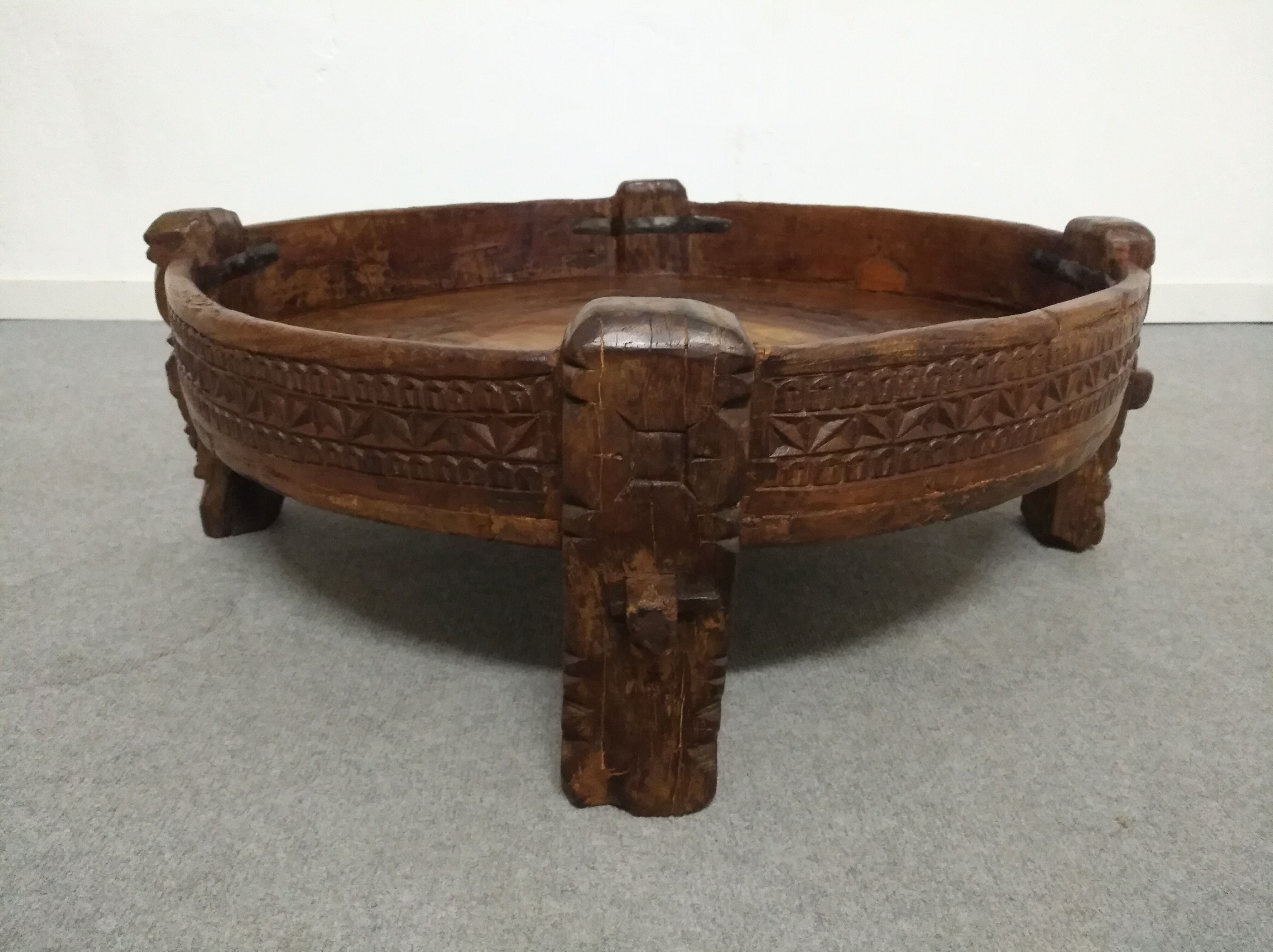 Indian coffee table Chakki late nineteenth