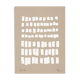 Abstract beige giclee print, 50x70cm