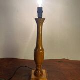 Pied de lampe en bois massif