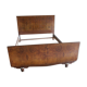Wood veneer bed