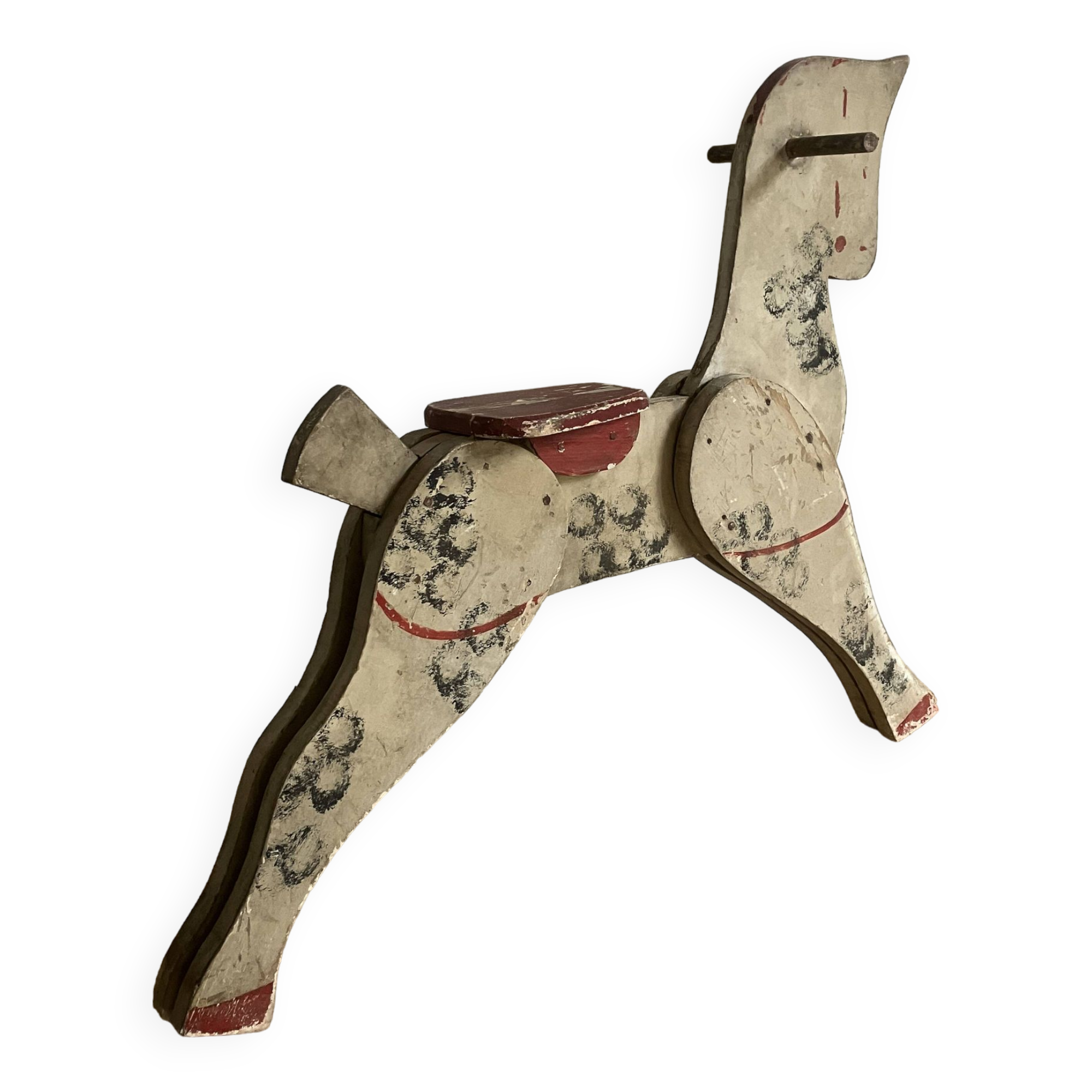 Old toy, wooden horse