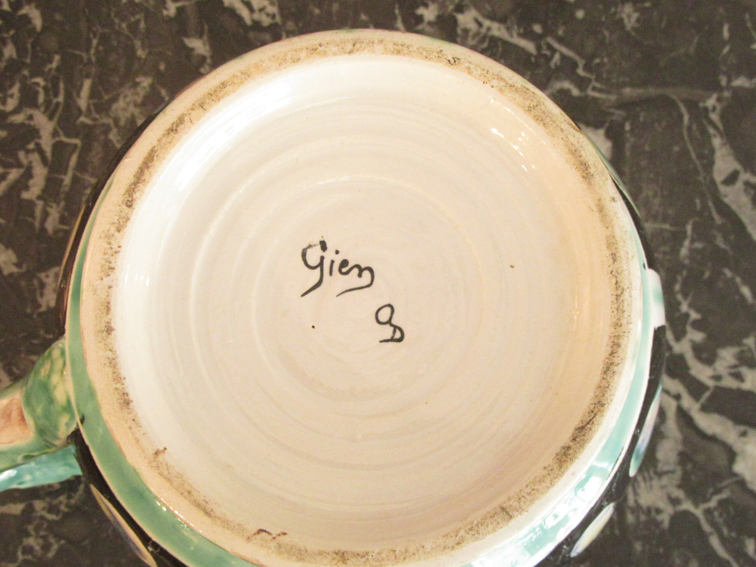 Ceramic pitcher year 1950/1960 gien-Andrée Delamarre