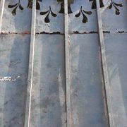 Solid gate, garden iron, H227x110cm, old, exterior door