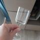 Lot 14 verres à pied gravé vintage
