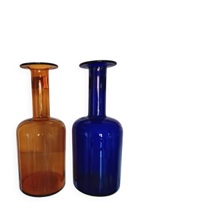 Paire vases GUL - holmegaard
