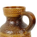 Vintage Bay Vase West Germany Ceramic Flowers 661-40